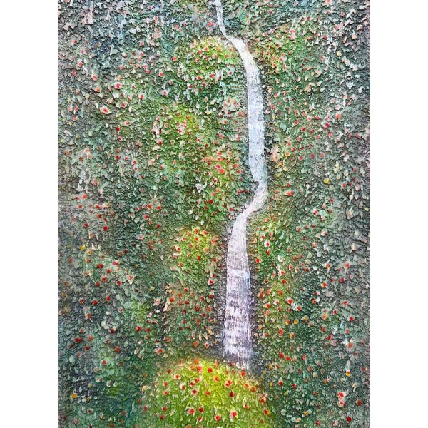 月夜の白滝と林檎の森